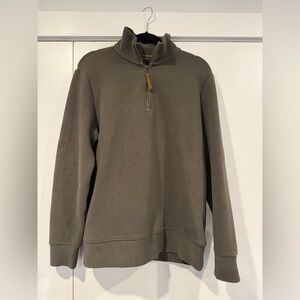 Banana Republic men’s olive green 1/4 zip